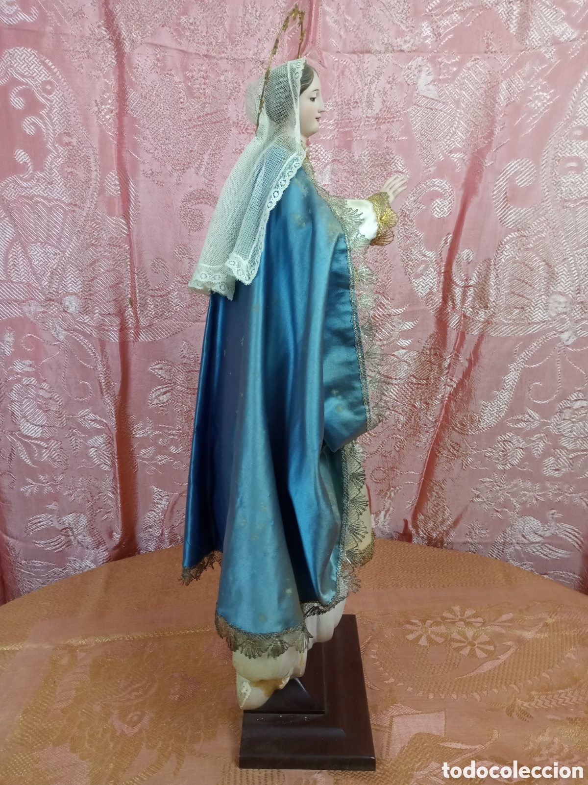 Arte: Antigua Inmaculada Concepci&oacute;n S.XIX 65CMS - Foto 6