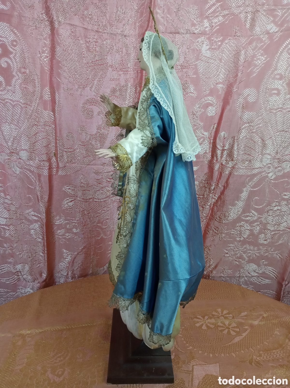 Arte: Antigua Inmaculada Concepci&oacute;n S.XIX 65CMS - Foto 7