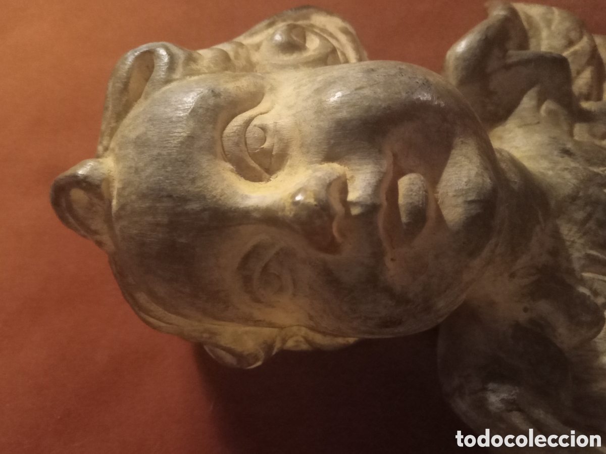Arte: Querub&iacute;n talla artesanal - Foto 3