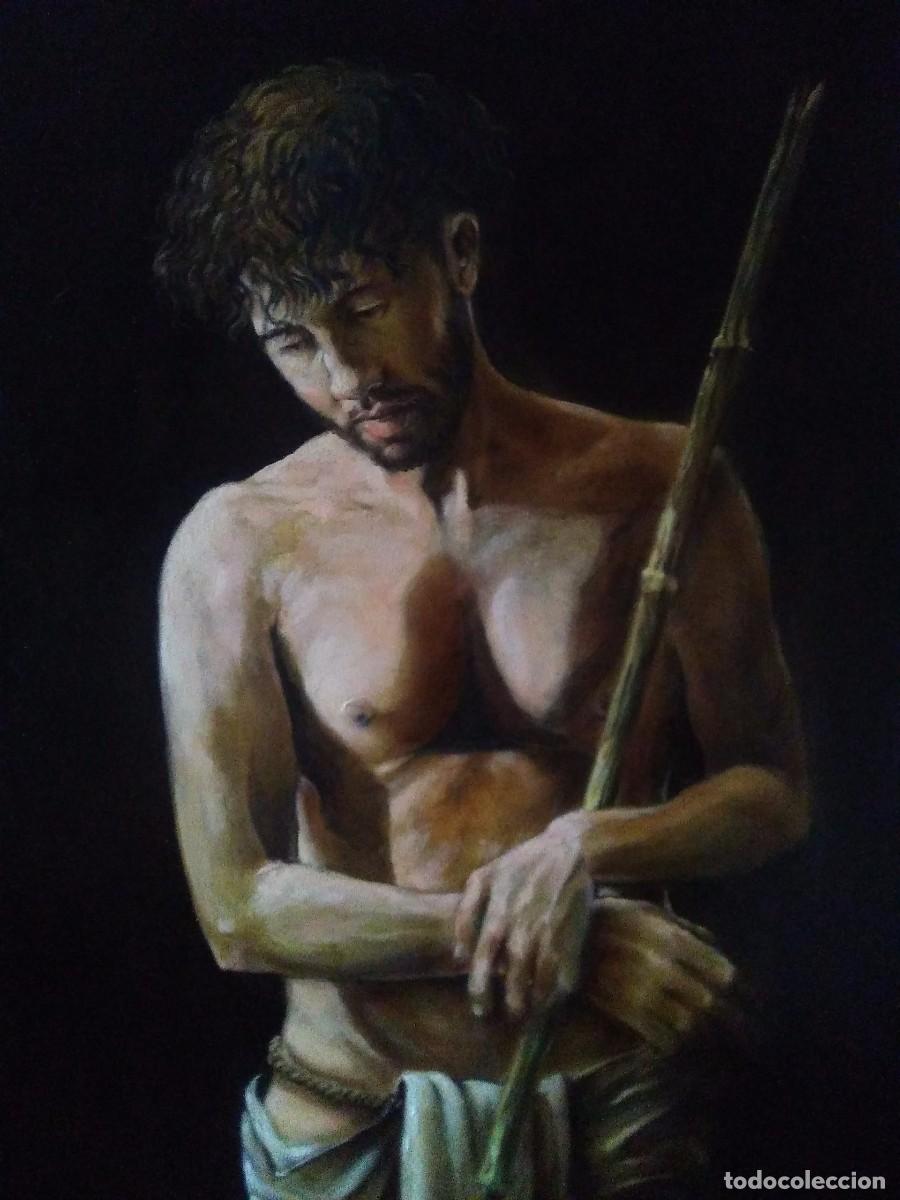 Arte: Ecce homo joven / &oacute;leo sobre lienzo / - Foto 1