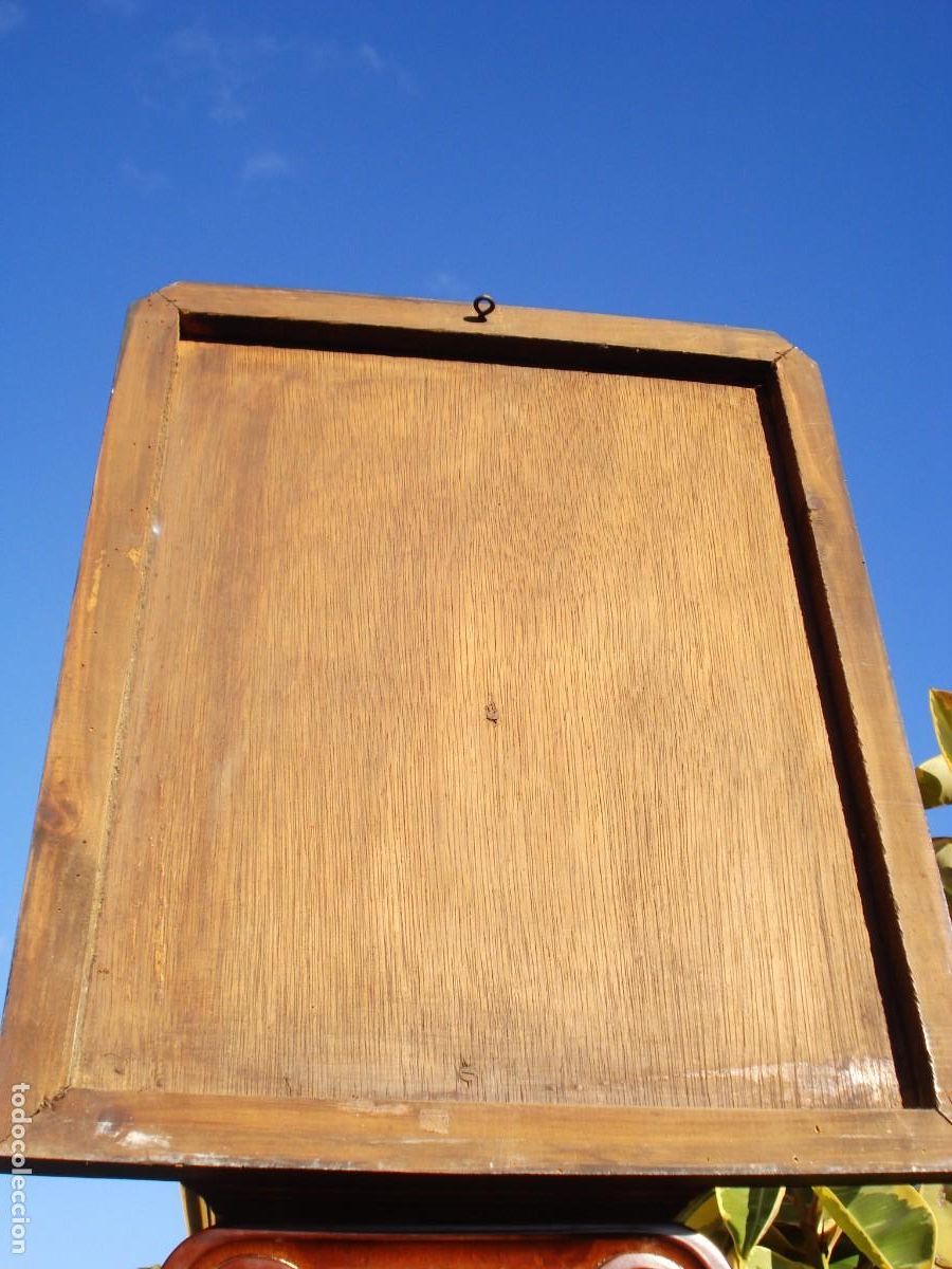 Arte: PLAFON DE LA INMACULADA MADERA Y YESO POLICROMADO - Foto 4