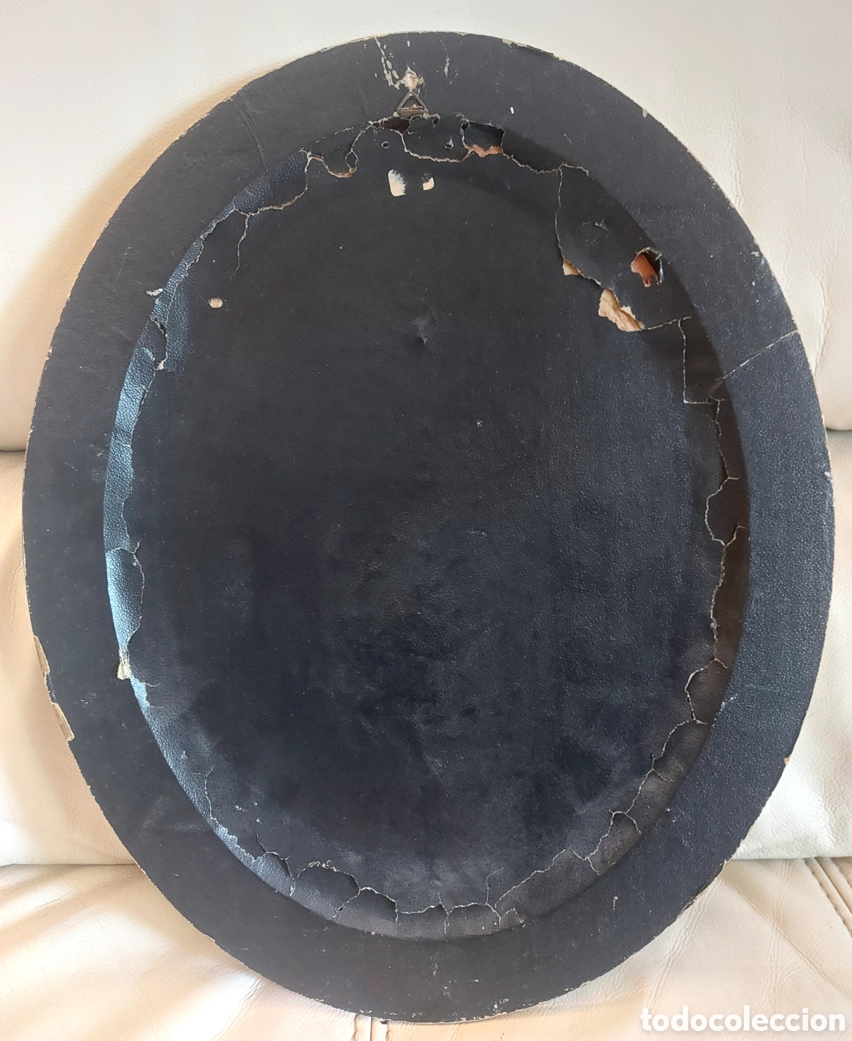 Arte: Cuadro de la Virgen sobre tabla de madera - Foto 3