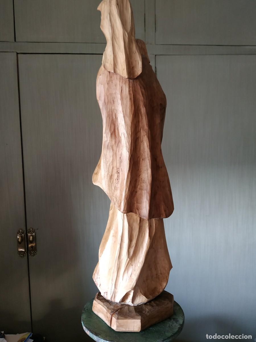 Arte: 66 CM!! VIRGEN MAR&Iacute;A DE MADERA - Foto 7