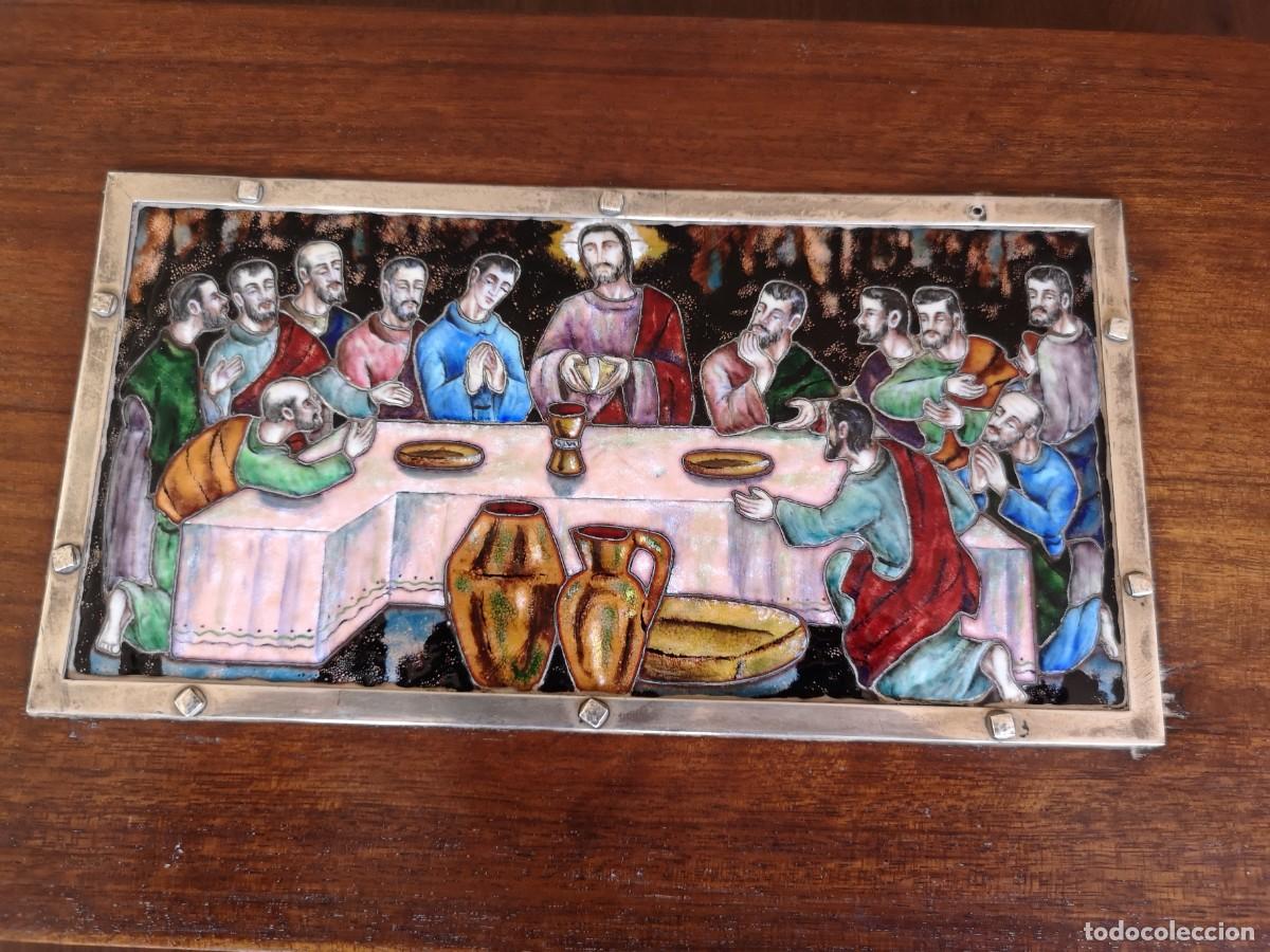 Arte: PRECIOSO ESMALTE DE LA SANTA CENA . - Foto 2
