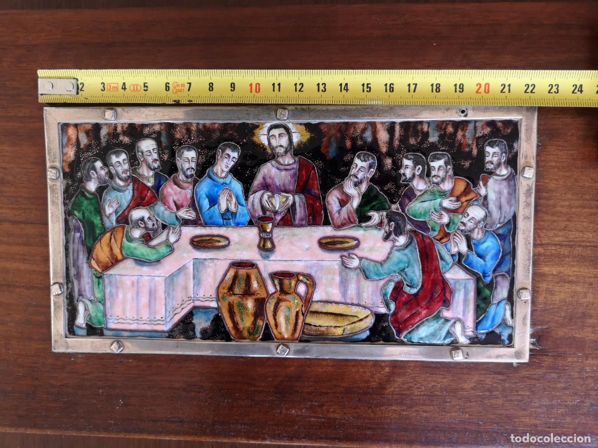 Arte: PRECIOSO ESMALTE DE LA SANTA CENA . - Foto 3