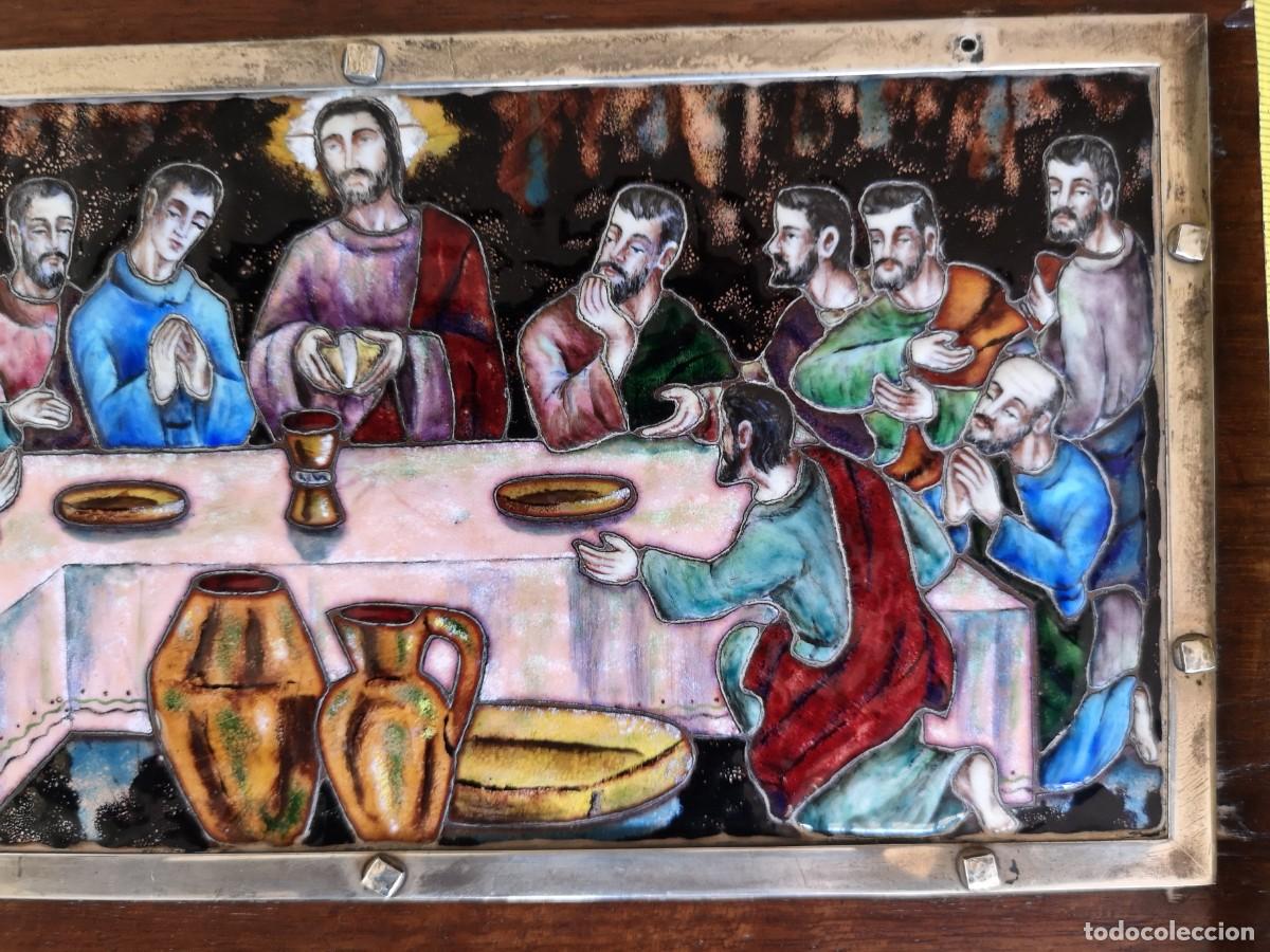 Arte: PRECIOSO ESMALTE DE LA SANTA CENA . - Foto 4