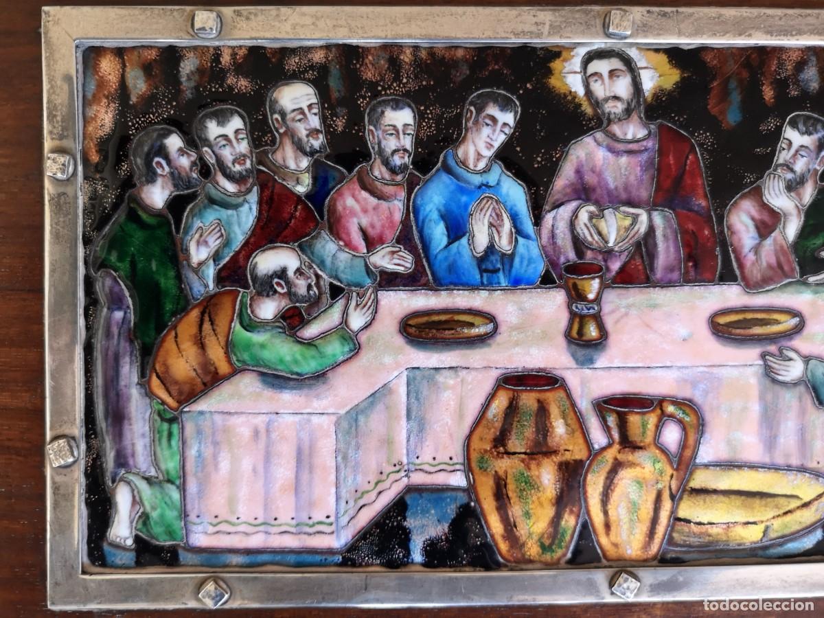 Arte: PRECIOSO ESMALTE DE LA SANTA CENA . - Foto 5