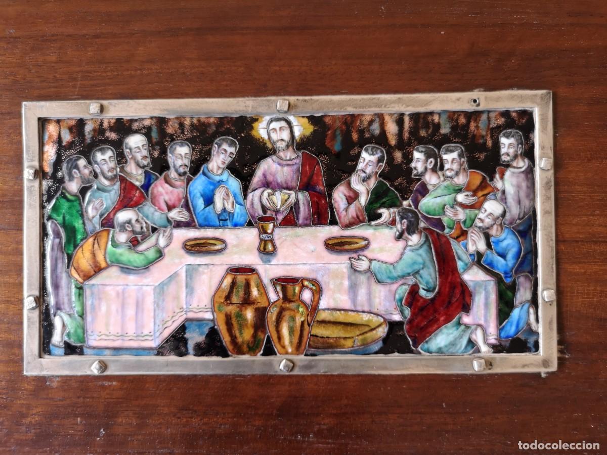 Arte: PRECIOSO ESMALTE DE LA SANTA CENA . - Foto 7