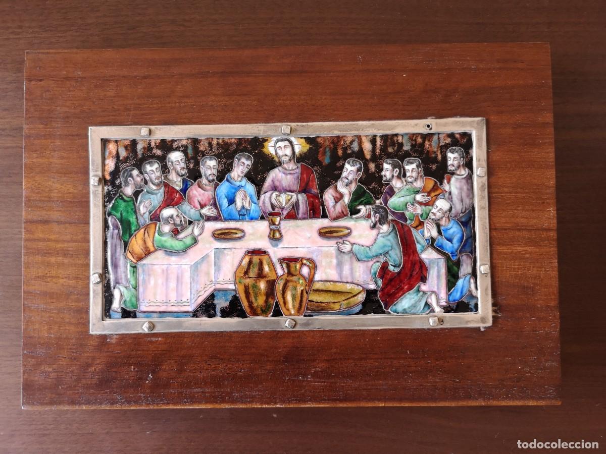 Arte: PRECIOSO ESMALTE DE LA SANTA CENA . - Foto 8