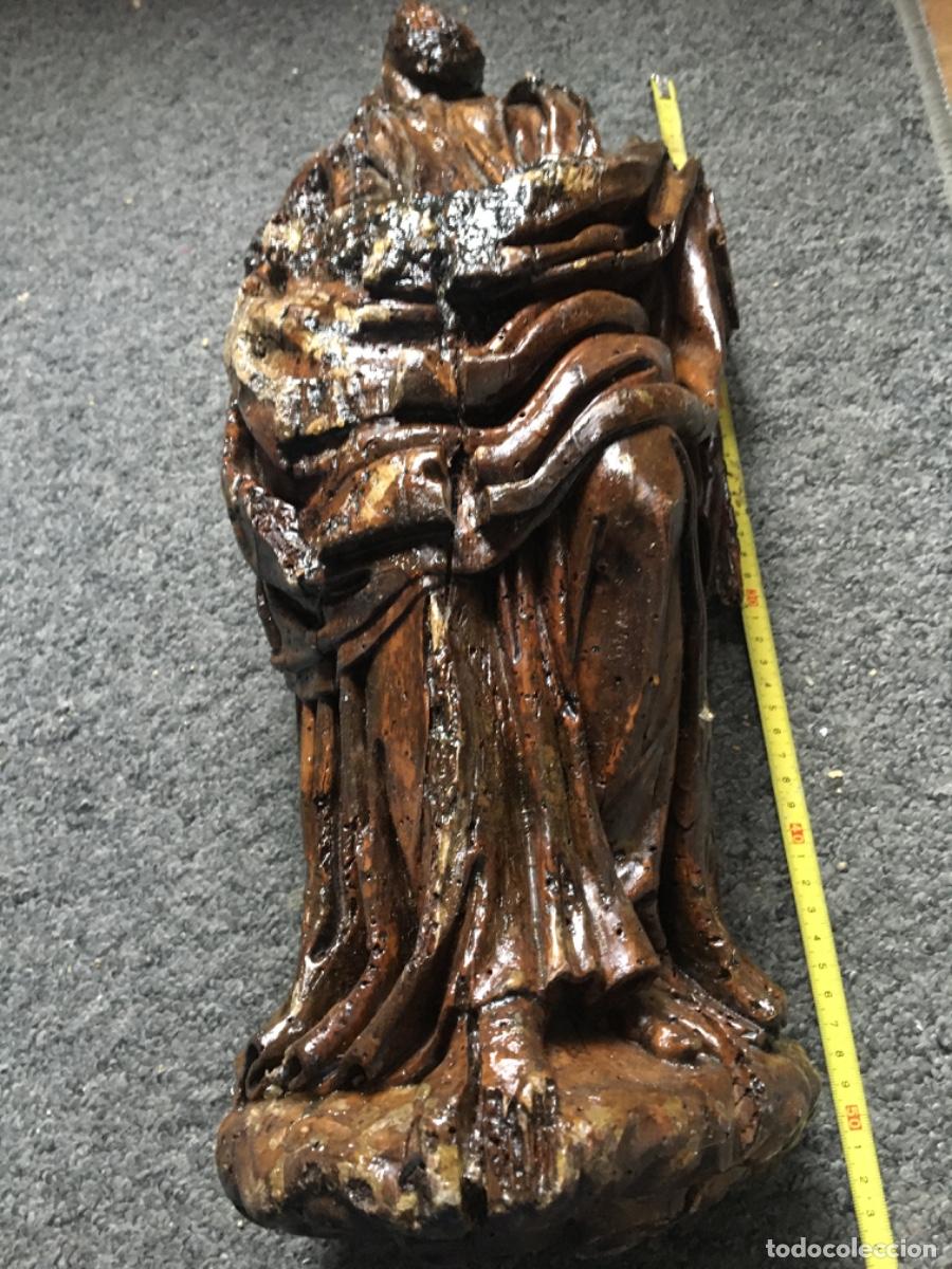 Arte: Cristo xvii madera - Foto 3