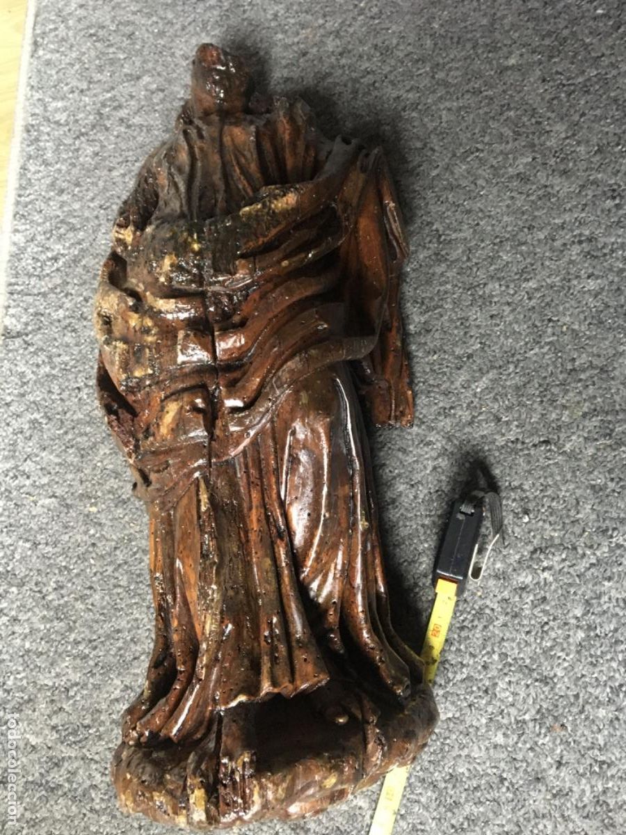 Arte: Cristo xvii madera - Foto 8