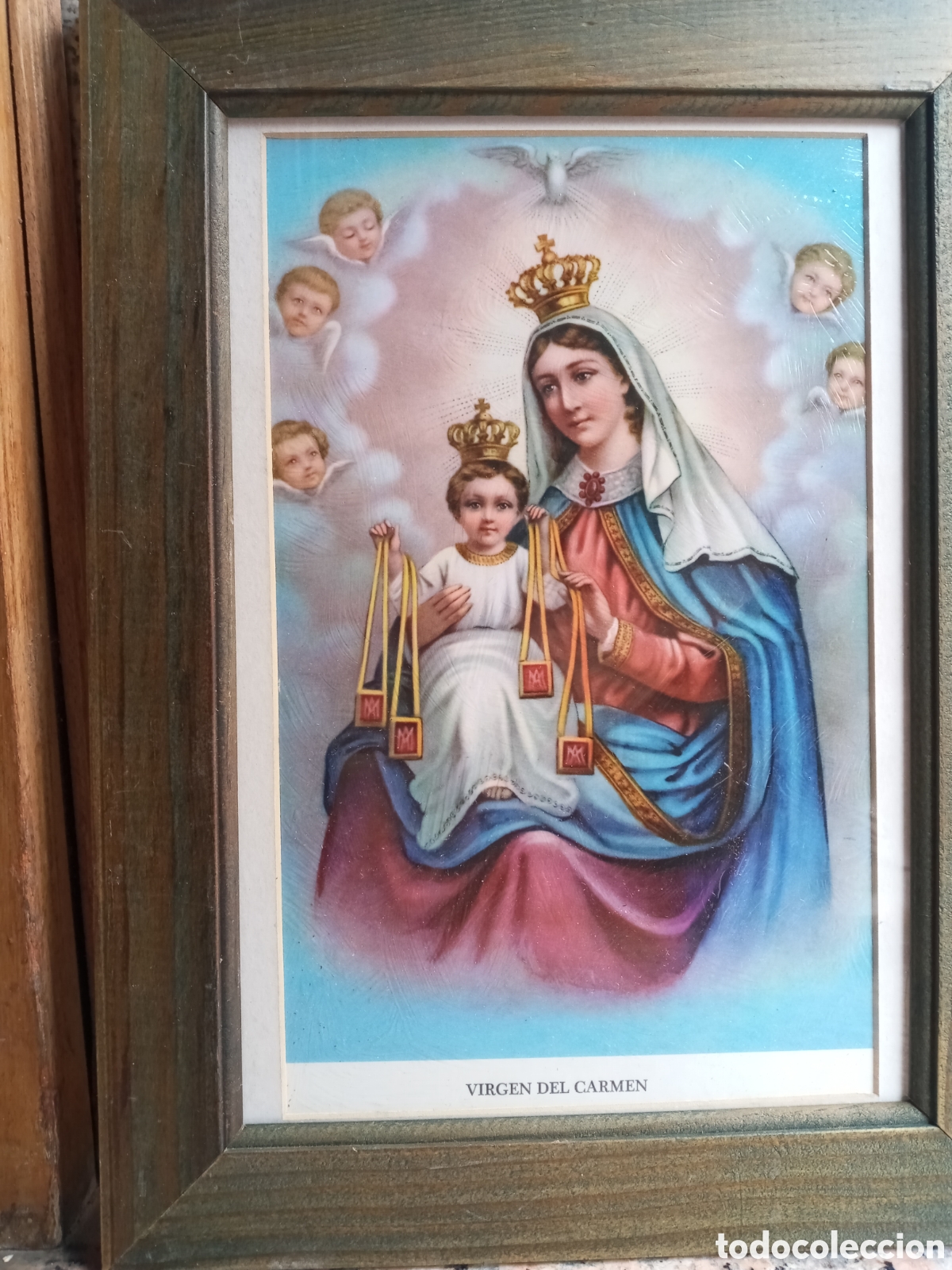 Arte: CUADRO DE LA VIRGEN DEL CARMEN. - Foto 4