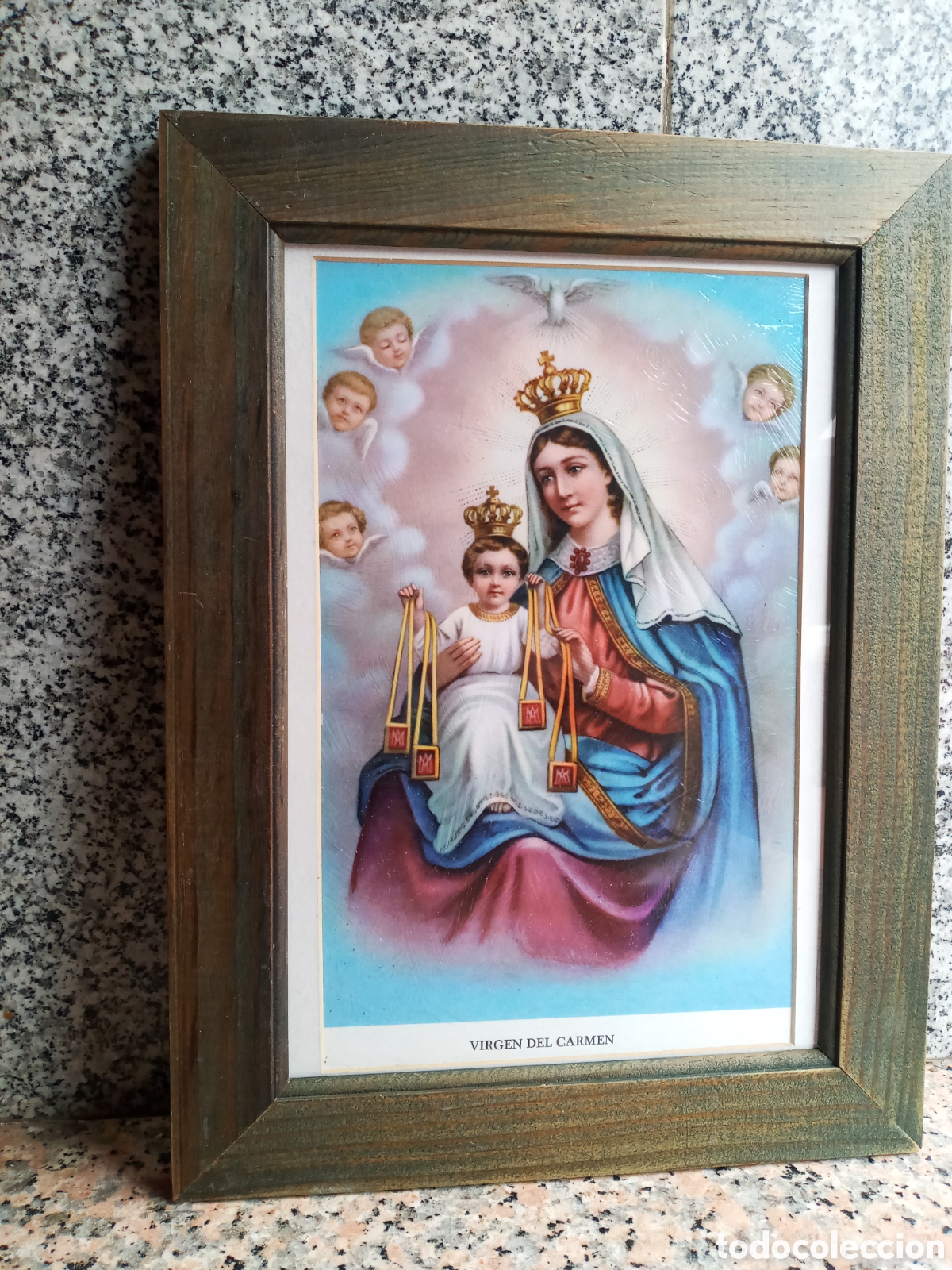 Arte: CUADRO DE LA VIRGEN DEL CARMEN. - Foto 2