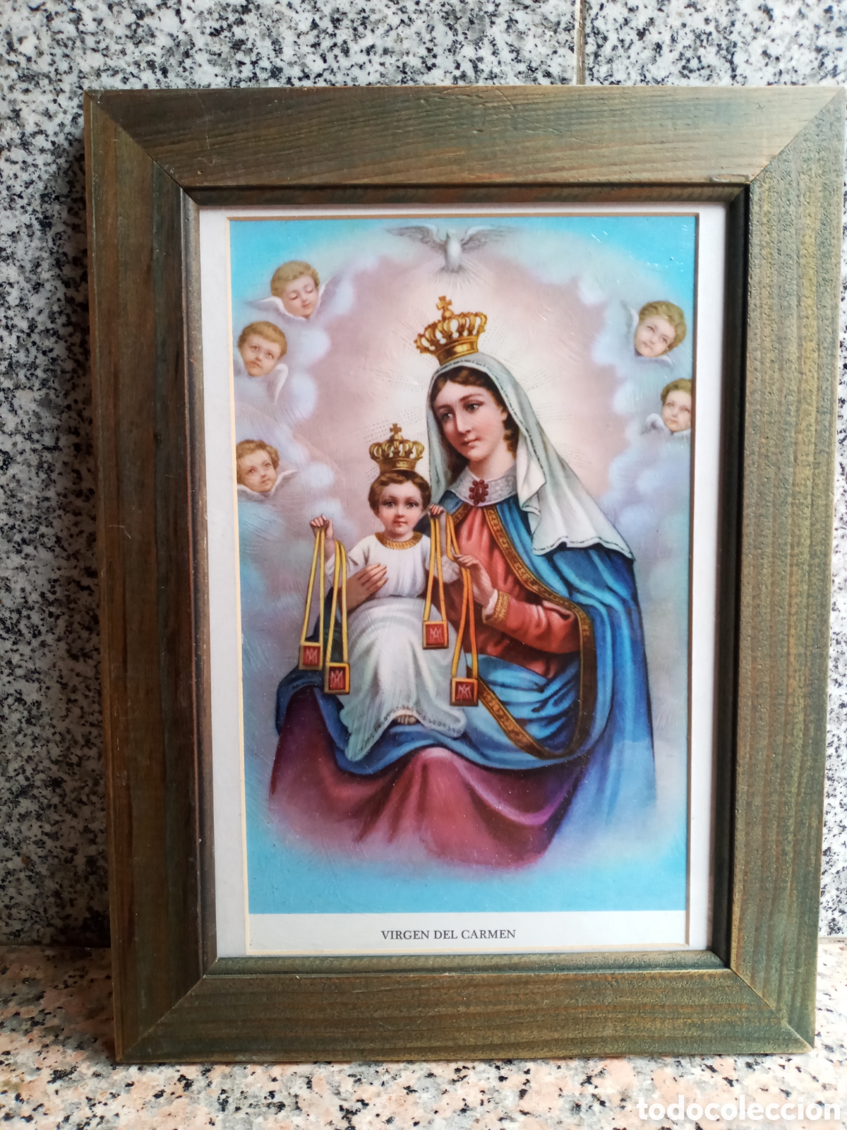 Arte: CUADRO DE LA VIRGEN DEL CARMEN. - Foto 5