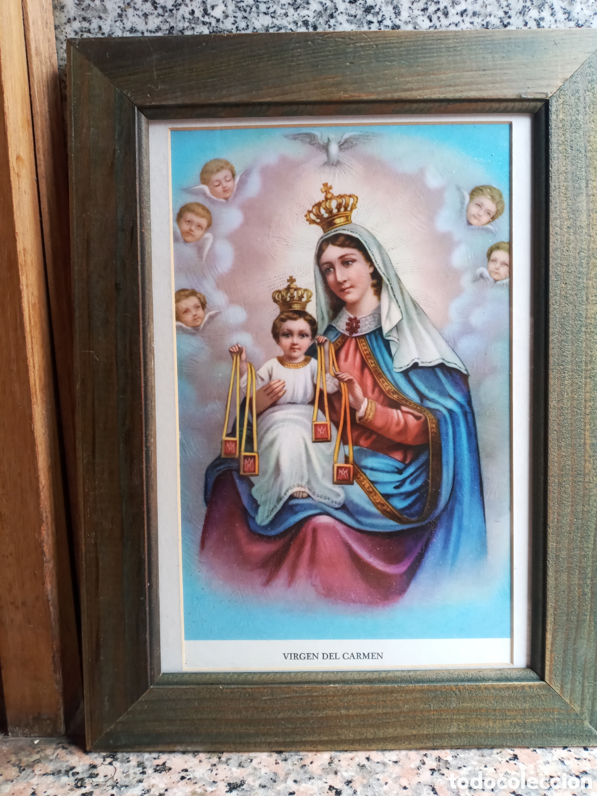Arte: CUADRO DE LA VIRGEN DEL CARMEN. - Foto 3