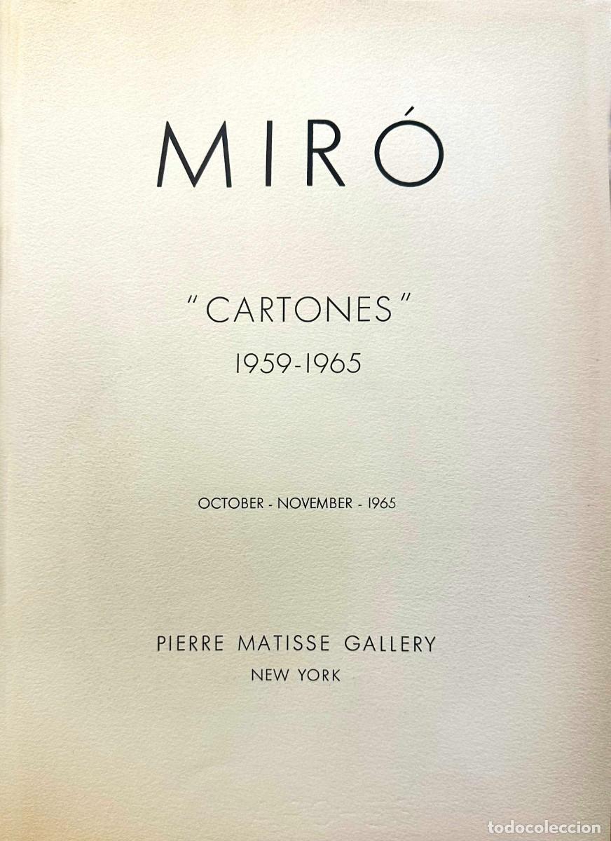 Arte: Joan Mir&oacute; &rdquo;CARTONES&rdquo; - Foto 2