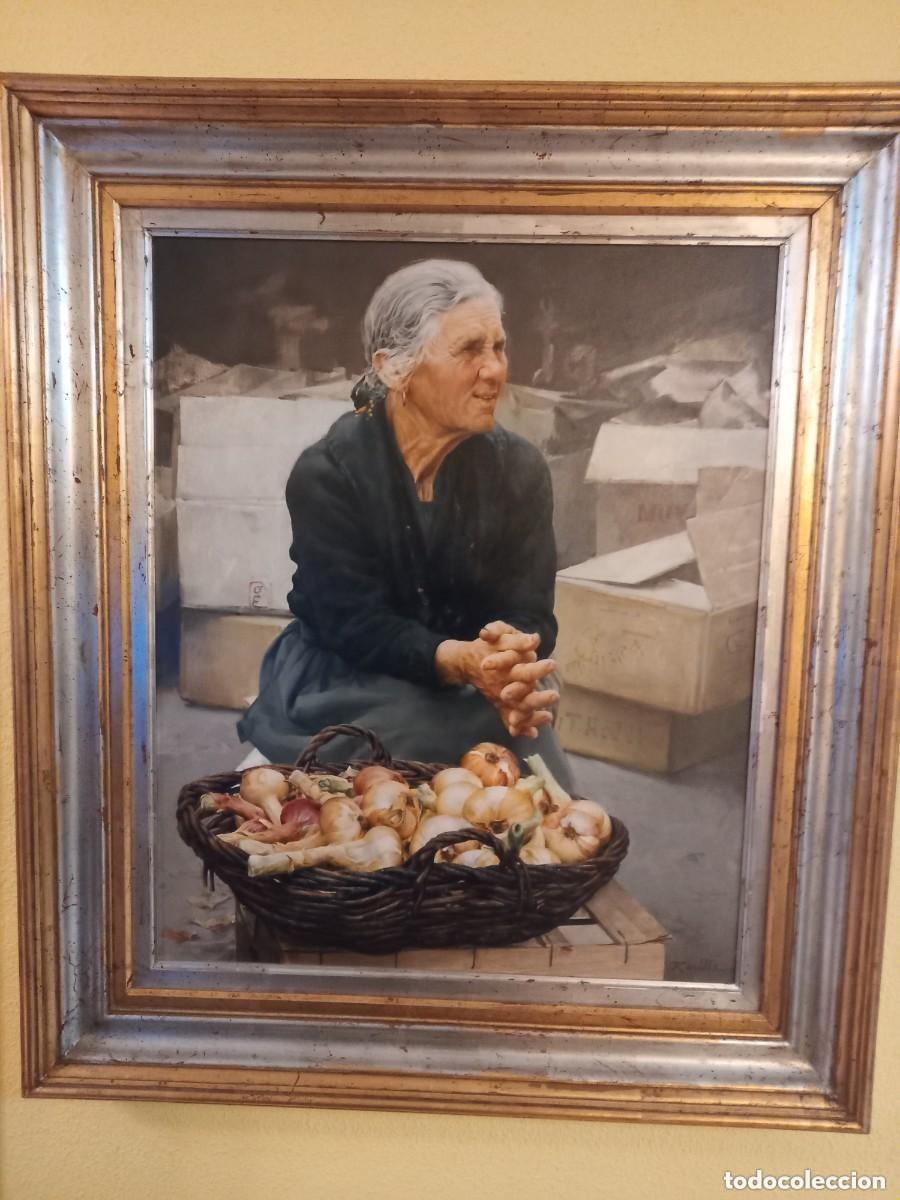 Arte: ANCIANA EN MERCADO d - Foto 1