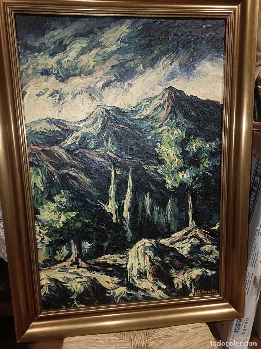 Arte: &Oacute;leo sobre tablets del pintor abulense brujas - Foto 1