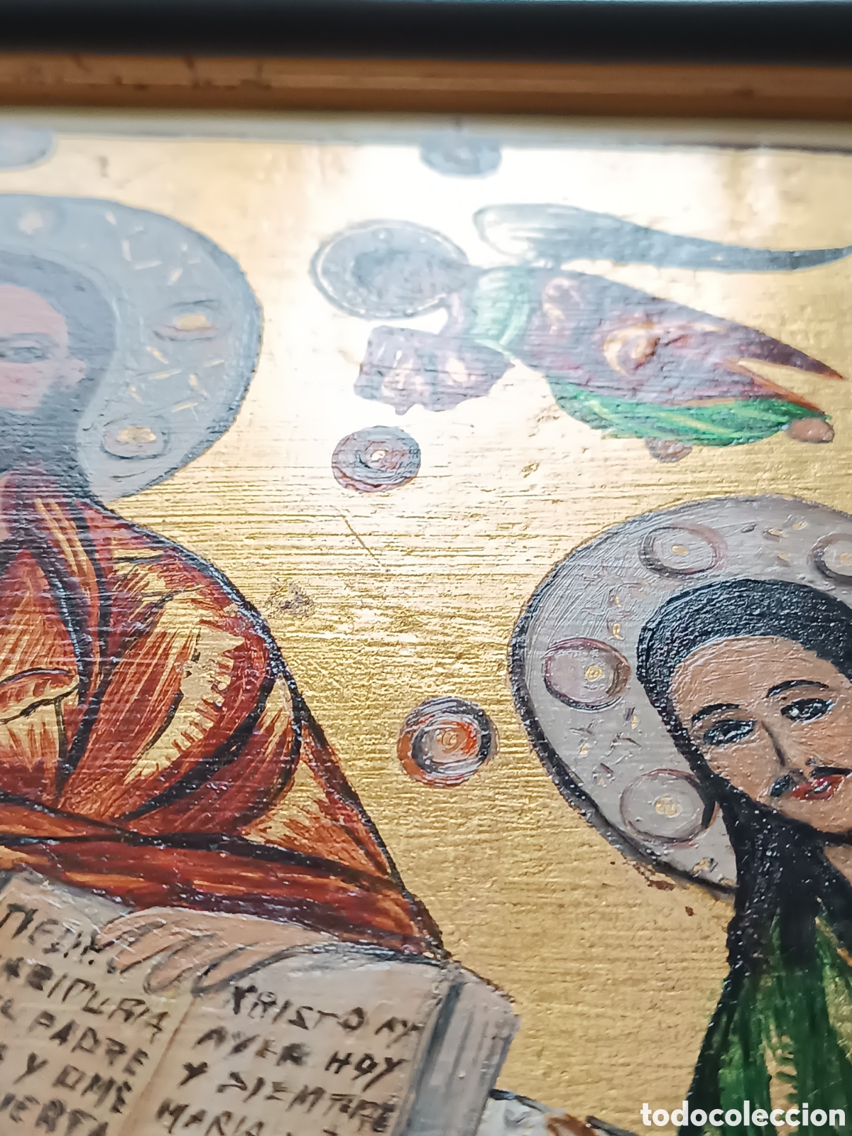 Arte: &Iacute;cono ruso Deesis al oleo sobre tabla - Foto 6