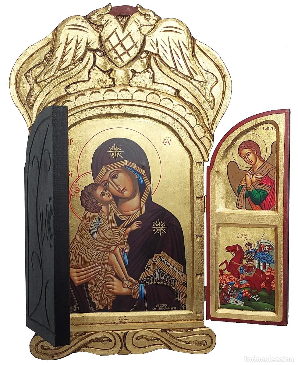 Arte: Triptico de Virgen Vladimir - Foto 2
