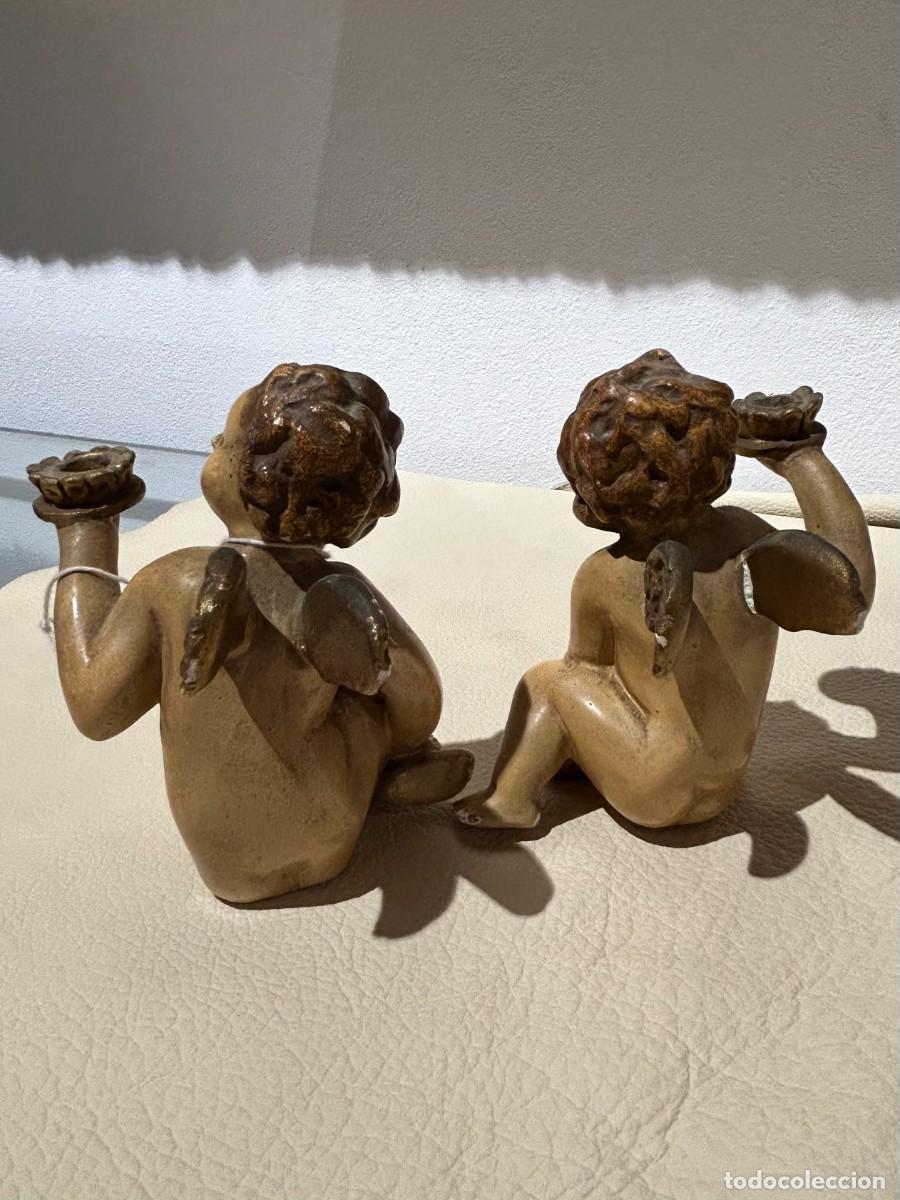 Arte: FIGURAS DE ANGELITOS, 2 PIEZAS - Foto 8