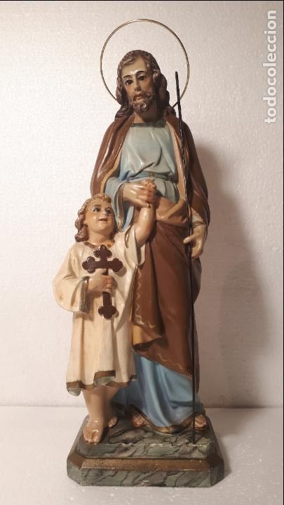Arte: SAN JOSE. FIGURA DE OLOT. - Foto 1