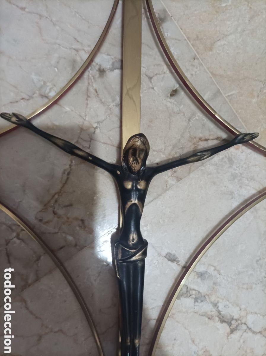 Arte: Crucifijo antiguo - Foto 3