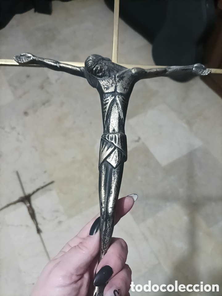 Arte: Crucifijo antiguo - Foto 3