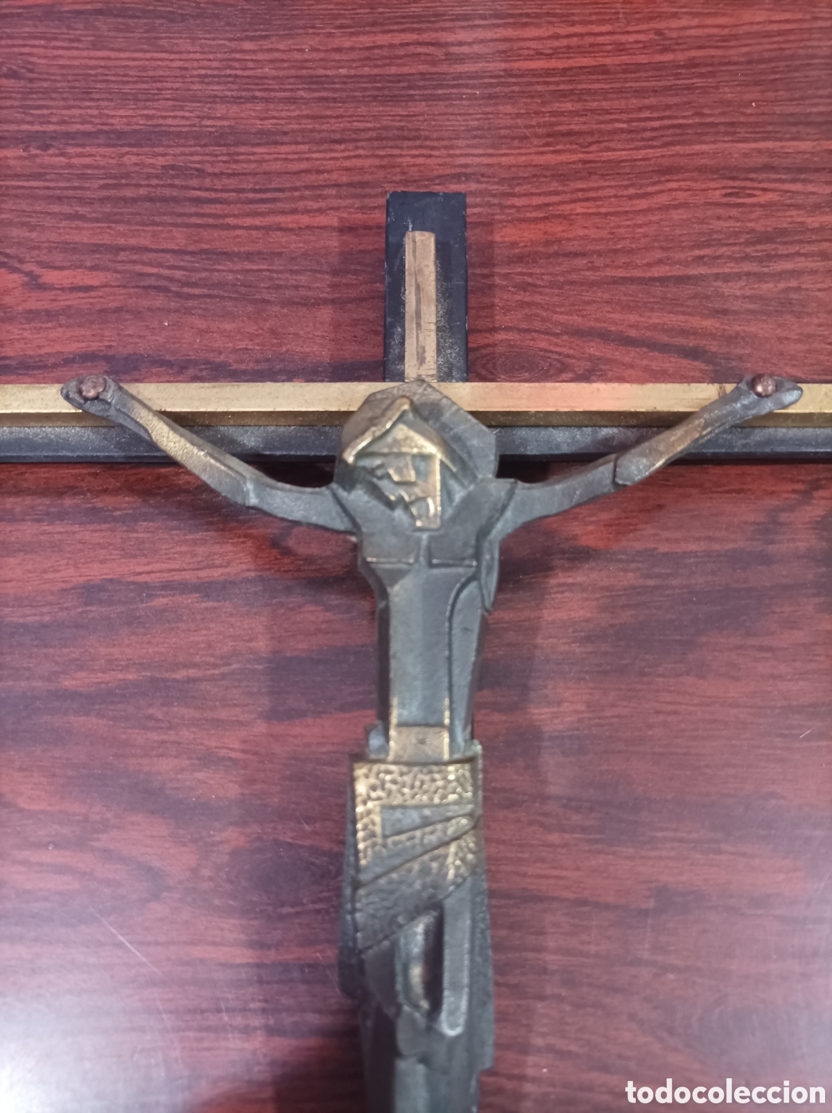Arte: Crucifijo antiguo - Foto 2