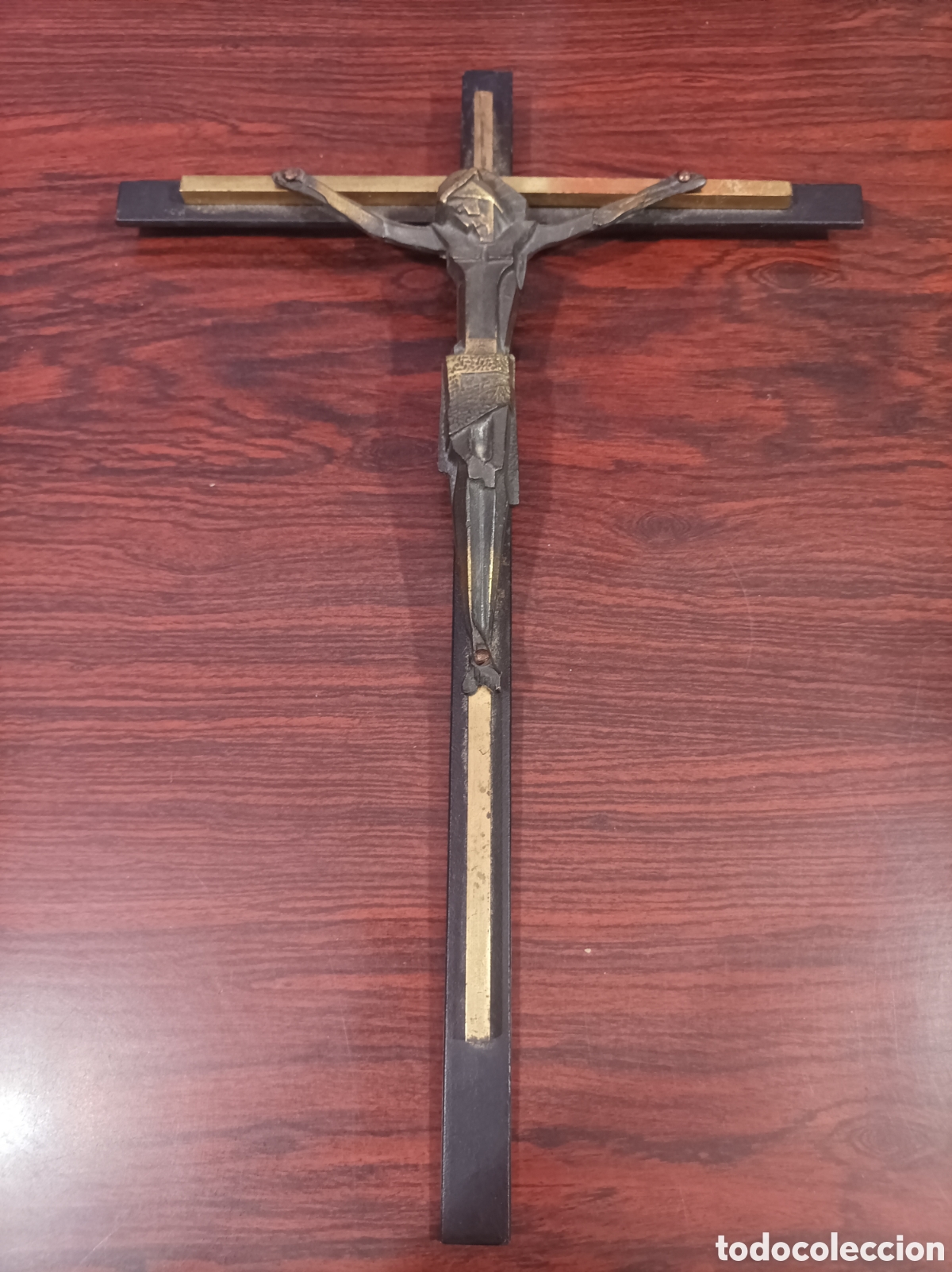 Arte: Crucifijo antiguo - Foto 1