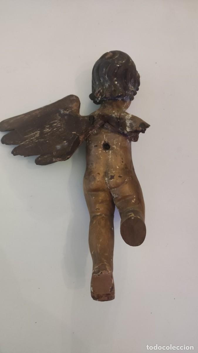 Arte: TALLA MADERA ANGEL PUTIN QUERUB&Iacute;N - Foto 8
