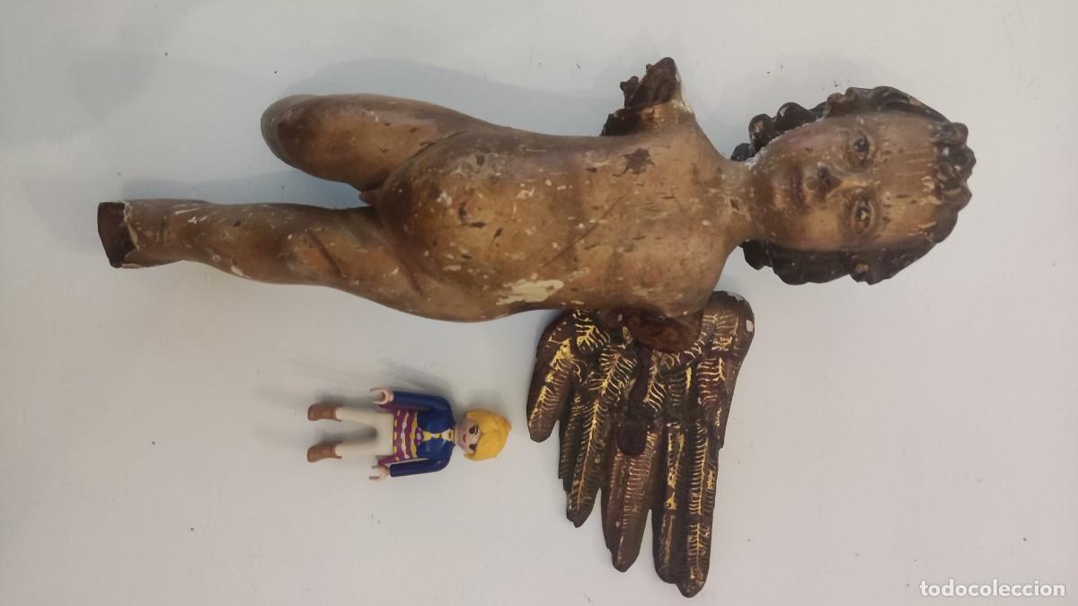 Arte: TALLA MADERA ANGEL PUTIN QUERUB&Iacute;N - Foto 15