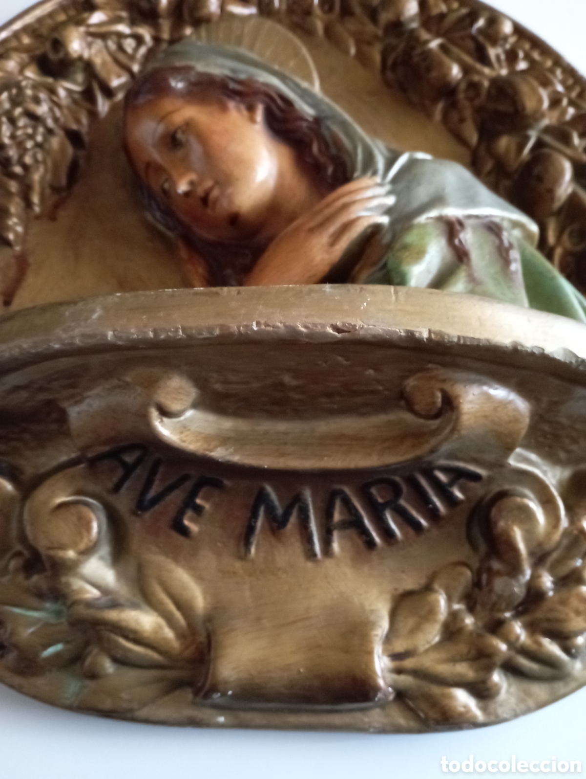 Arte: Precioso y excepcional retablo de La Virgen - Foto 2