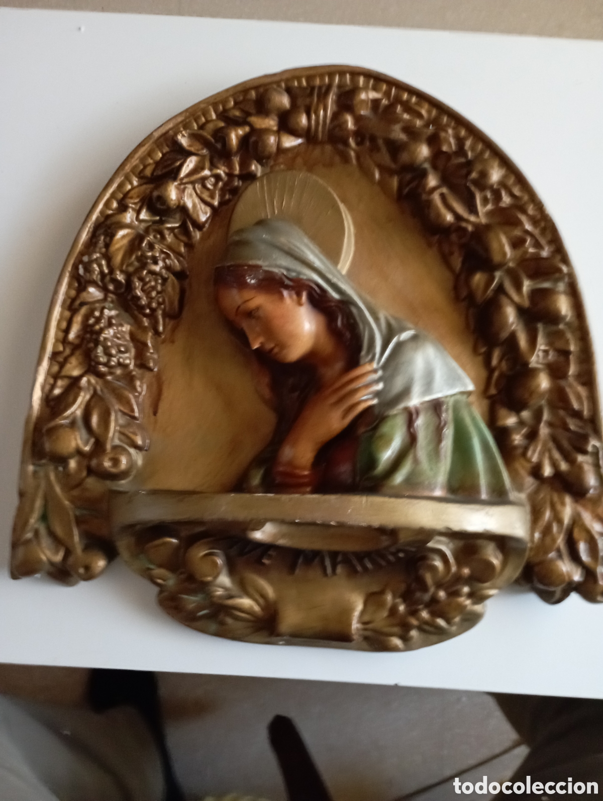 Arte: Precioso y excepcional retablo de La Virgen - Foto 1