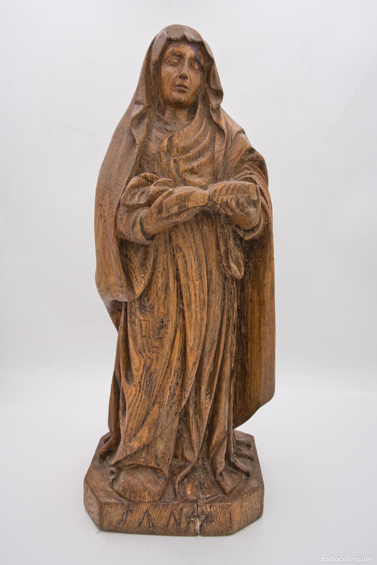 Arte: Figura de la Virgen Mar&iacute;a de Madera, Siglo XVIII