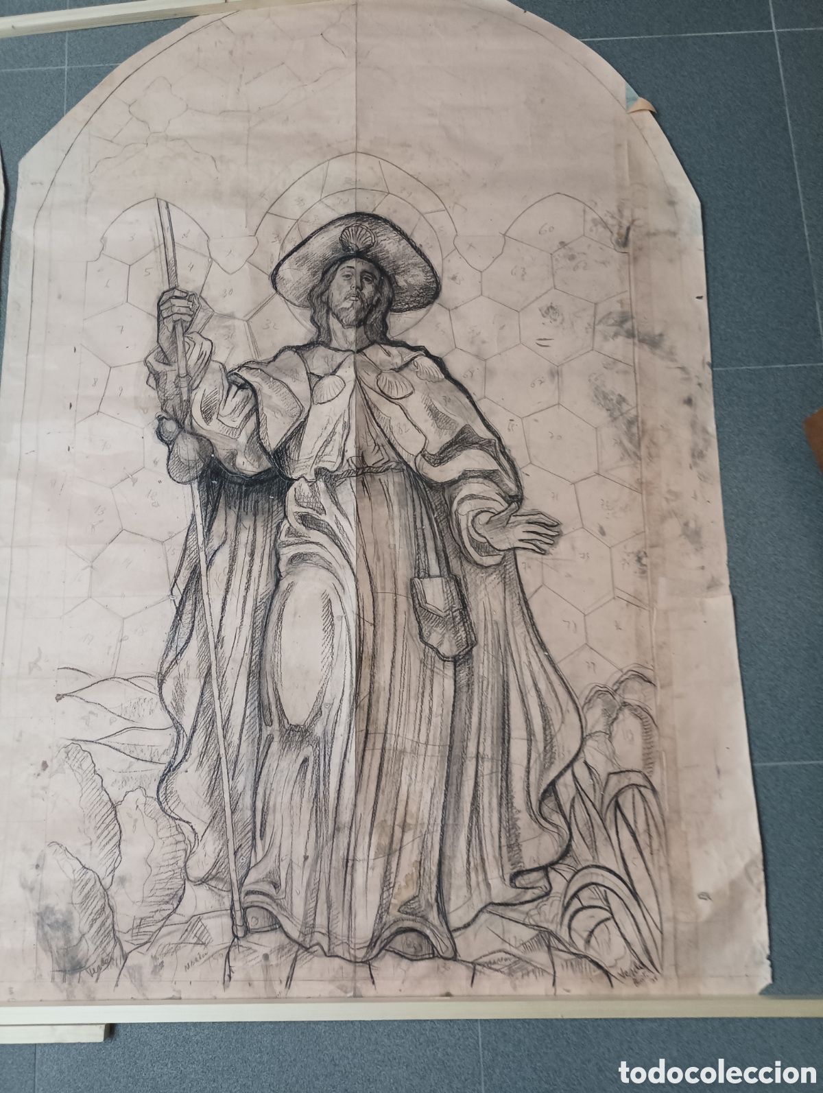 Arte: Dibujos antiguos vidrieras - Foto 12