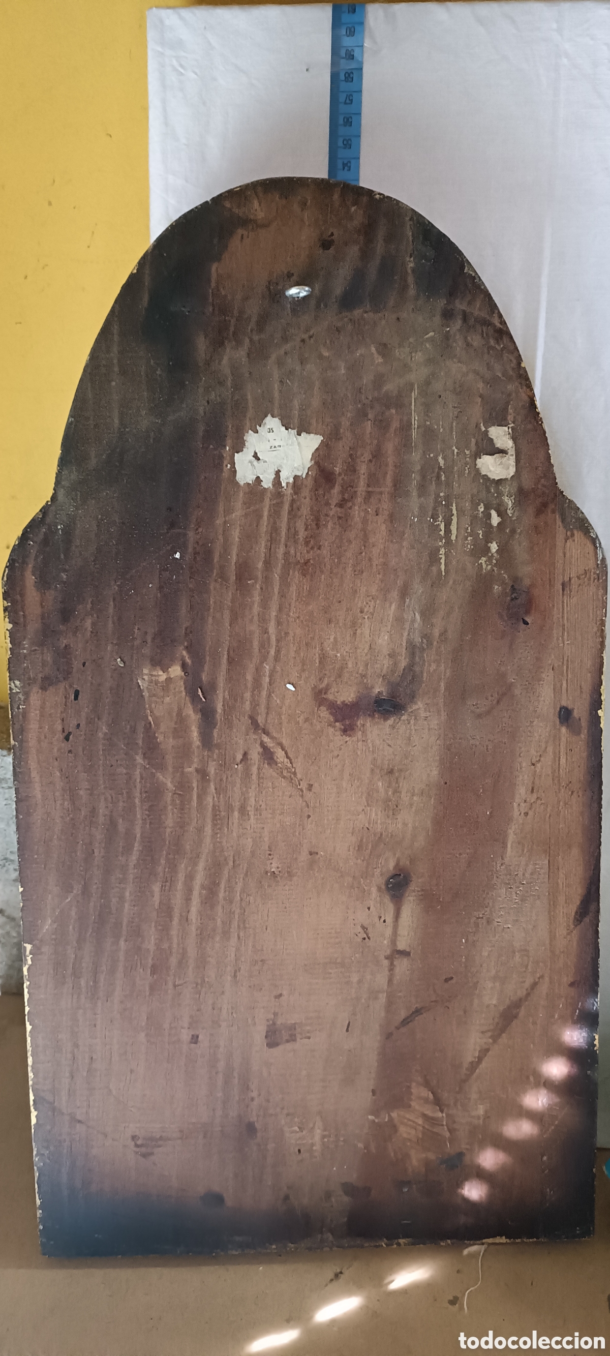 Arte: Tr&iacute;ptico inmaculada madera policromada - Foto 9