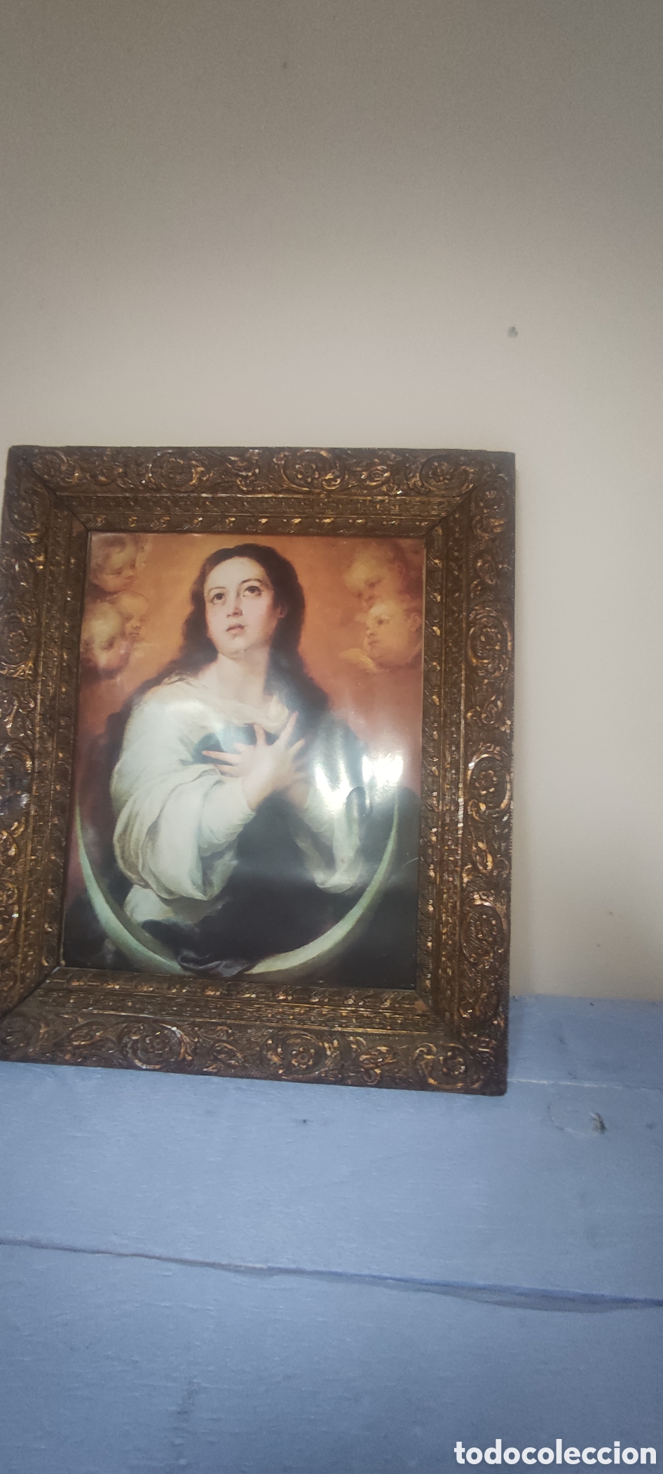 Arte: Cuadro, LITOGRAFIA DE LA INMACULADA - Foto 3