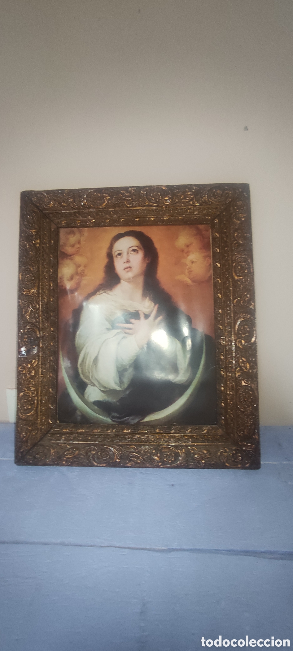 Arte: Cuadro, LITOGRAFIA DE LA INMACULADA - Foto 6