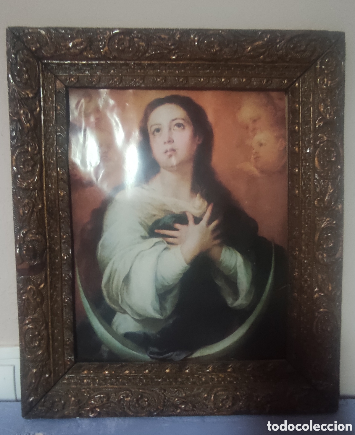 Arte: Cuadro, LITOGRAFIA DE LA INMACULADA - Foto 1