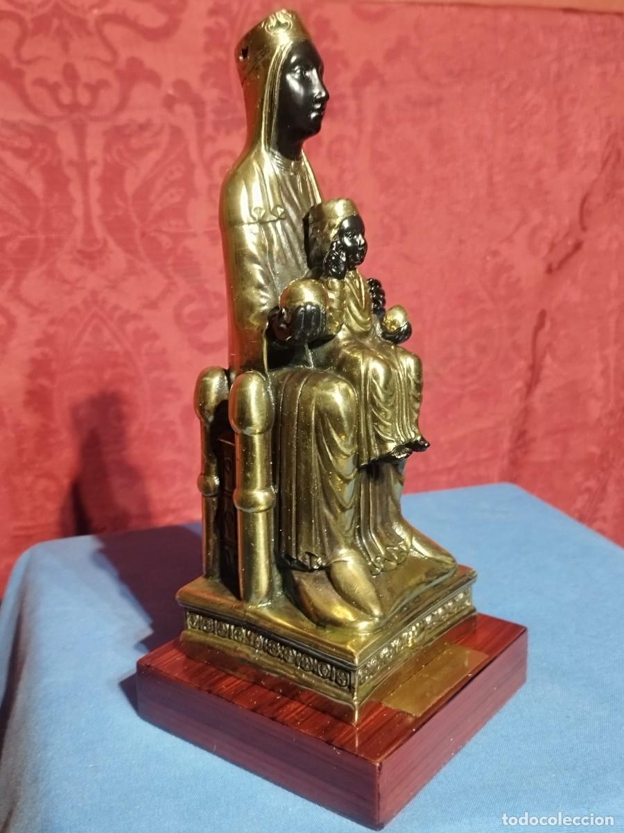 antigua peana de madera para escultura religios - Compra venta en  todocoleccion