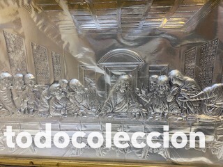 Arte: CUADRO ULTIMA CENA ANTIGUO - Foto 2