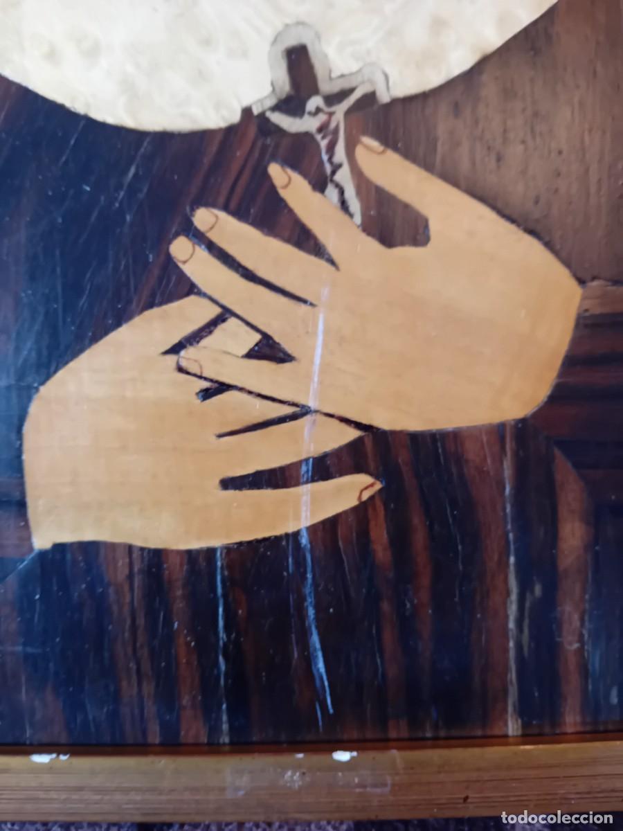 Arte: Monja taracea con distintos tipos de maderas - Foto 5