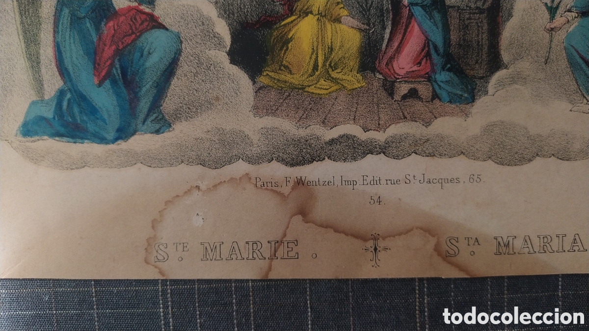 Arte: LITOGRAF&Iacute;A ANTIGUA DE MARIA - Foto 3