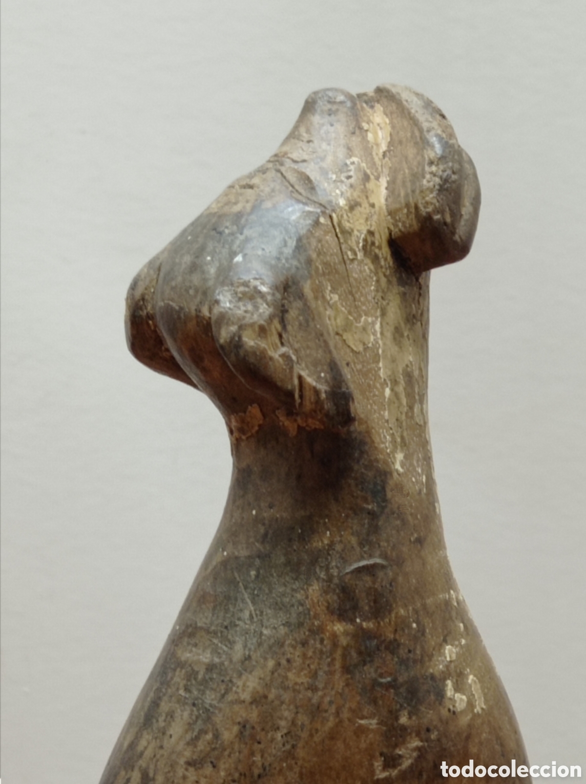 Arte: Perro de San Roque - Melampo - talla madera siglo XVIII XVII