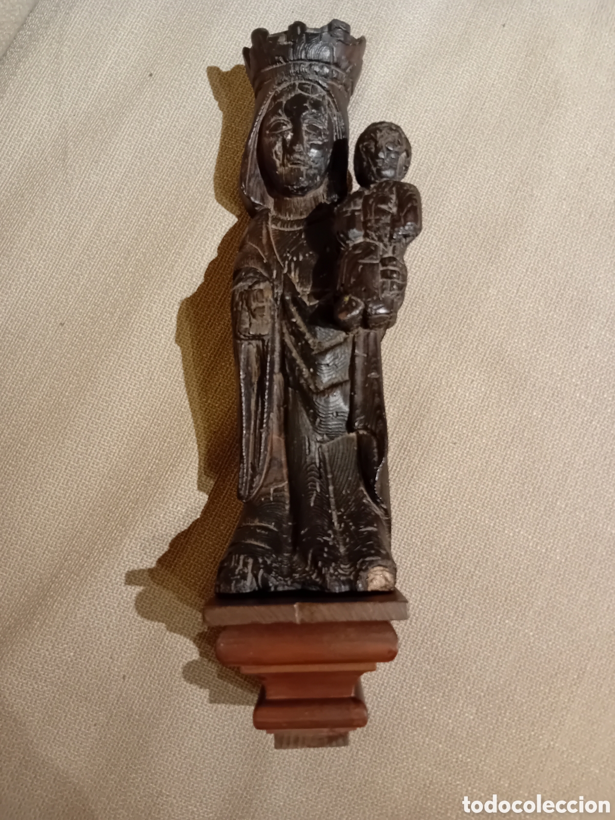 Arte: Talla de Virgen de madera - Foto 1
