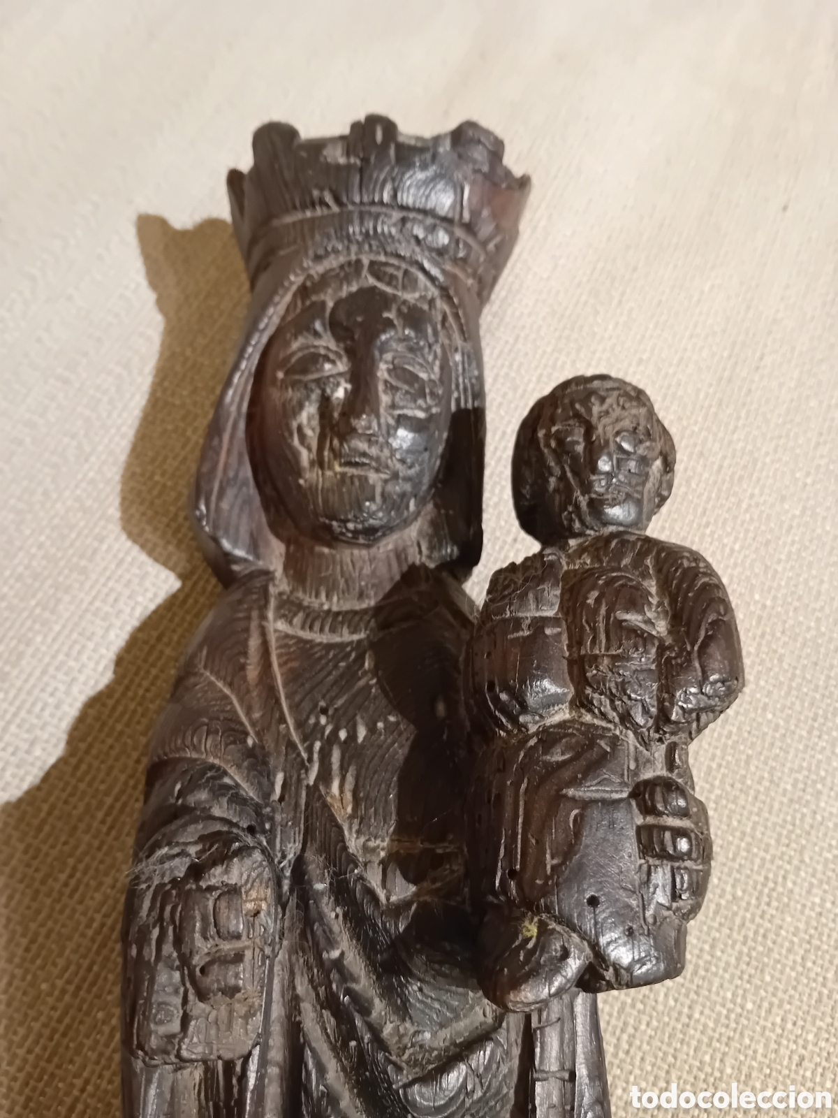 Arte: Talla de Virgen de madera - Foto 4