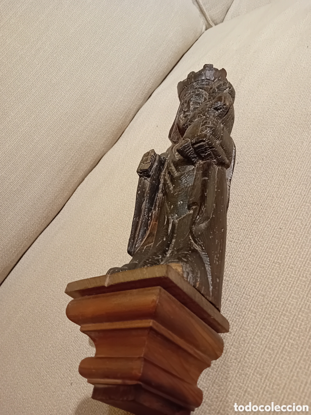 Arte: Talla de Virgen de madera - Foto 5