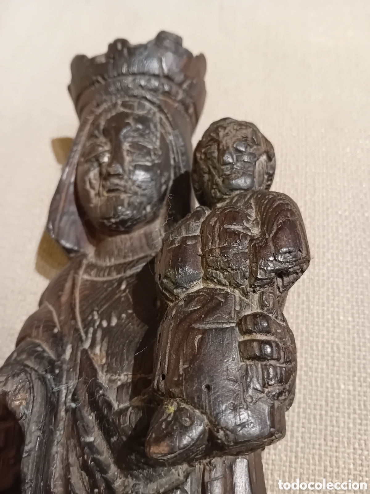 Arte: Talla de Virgen de madera - Foto 6
