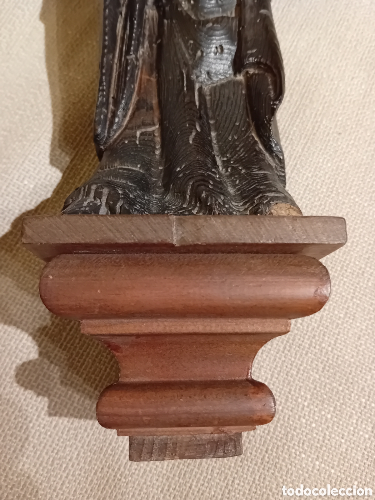 Arte: Talla de Virgen de madera - Foto 7